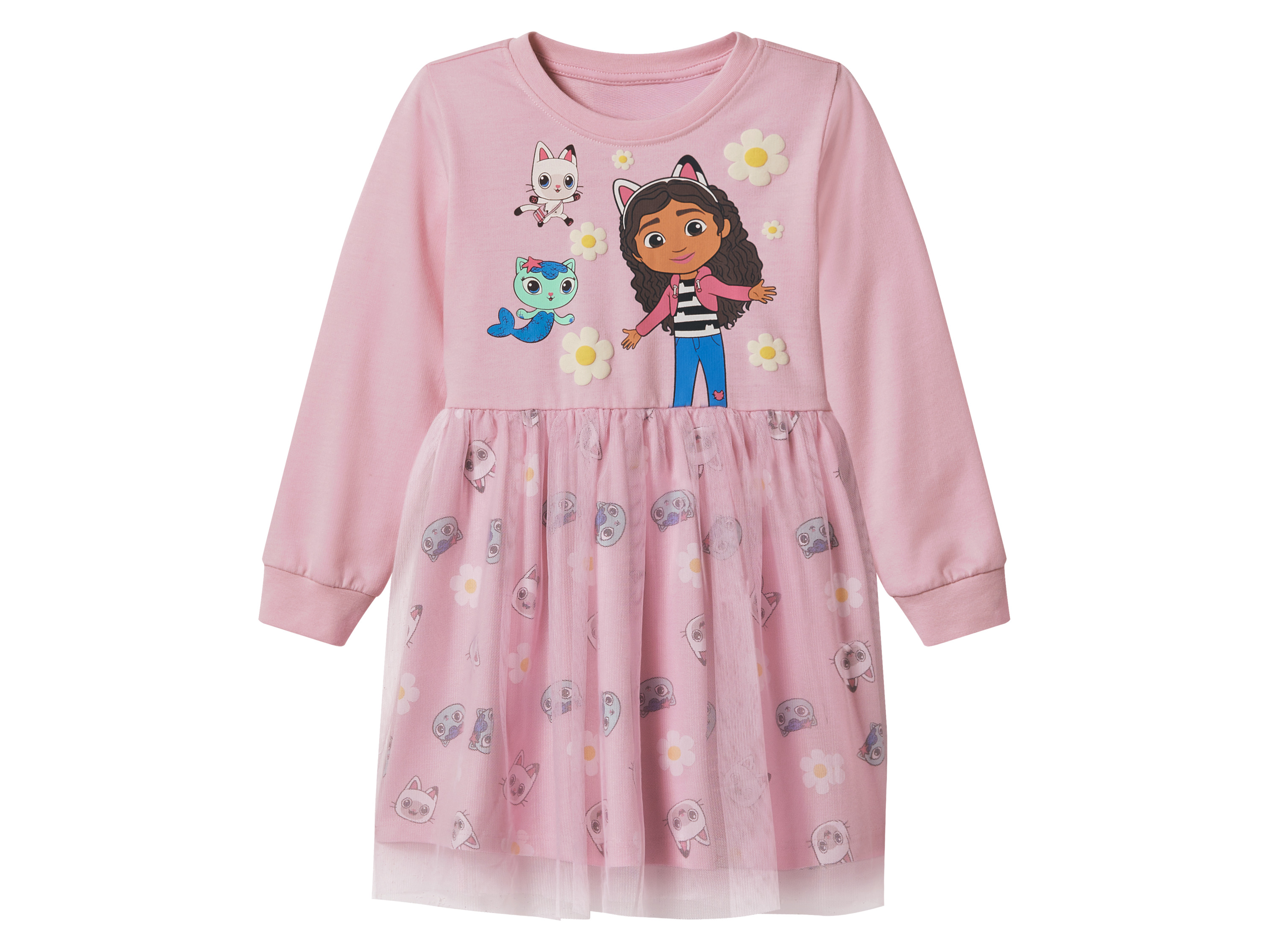 Dívčí šaty (růžová, 98/104)