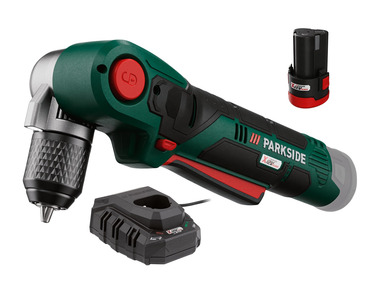PARKSIDE® Aku úhlový vrtací šroubovák PWBSA 12 A1, 2 Ah