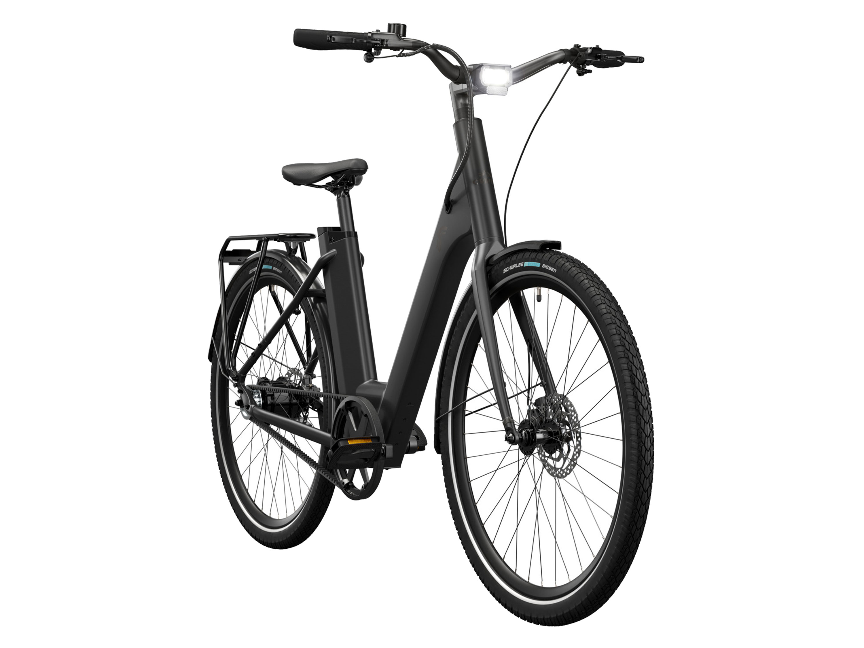 Crivit Městské elektrokolo Y.3 Belt Drive (all black)
