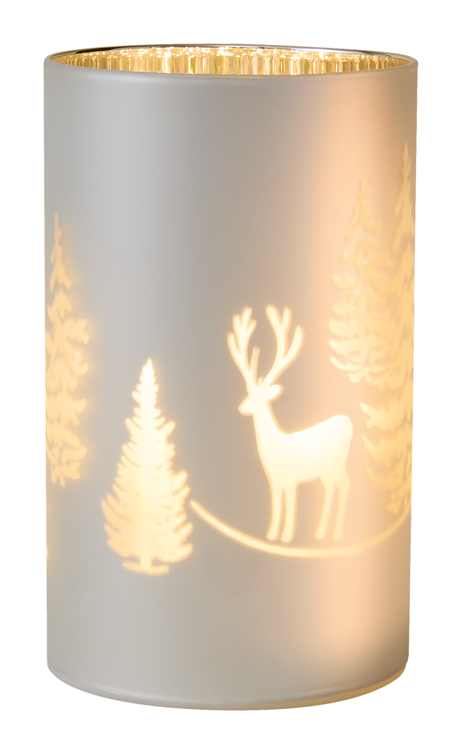Livarno® LED svícen se svíčkou (bílá)