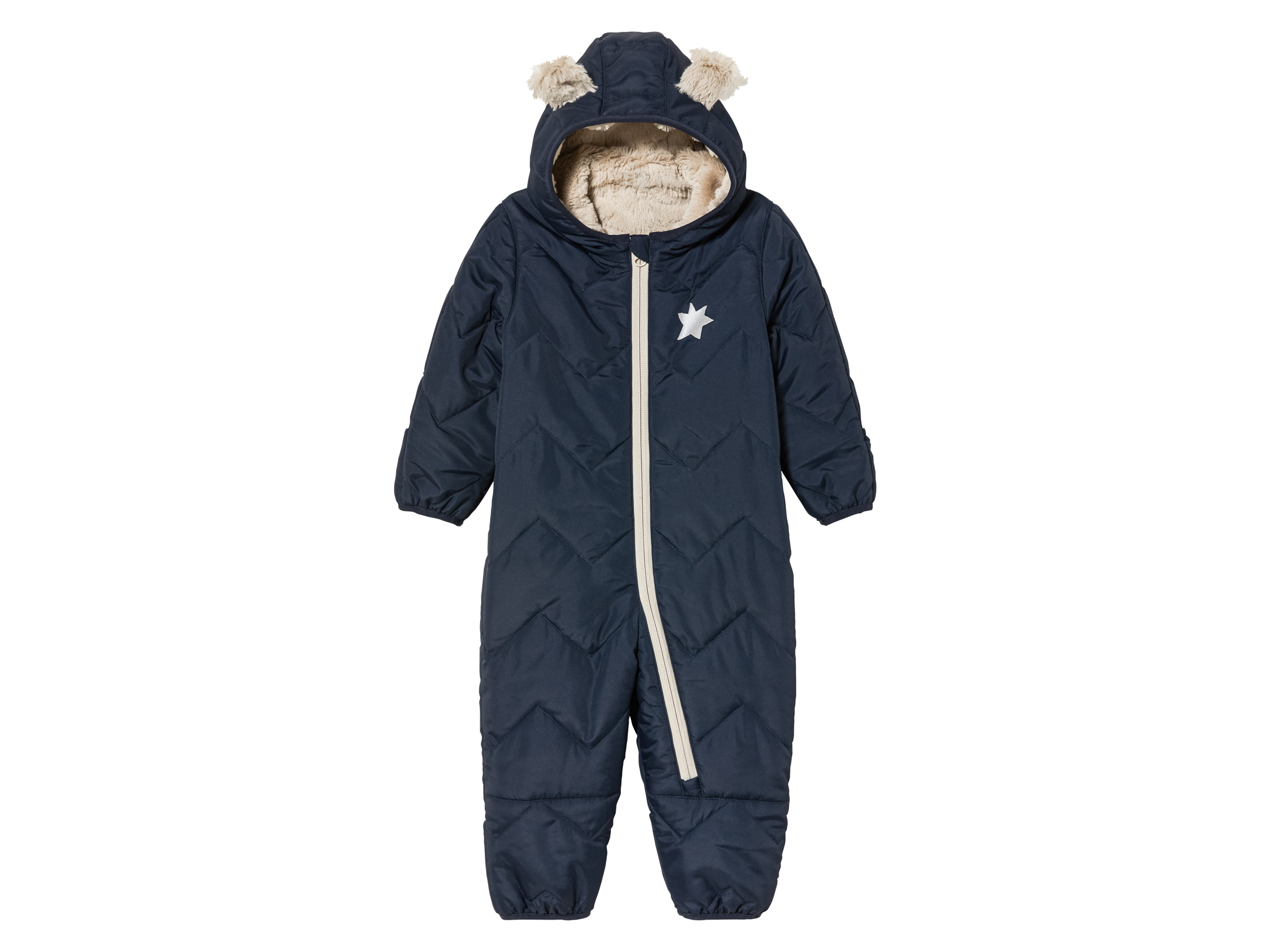 lupilu® Dětský overal do kočárku (74/80, navy modrá)
