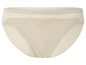 Béžové kalhotky s krajkovým lemem
