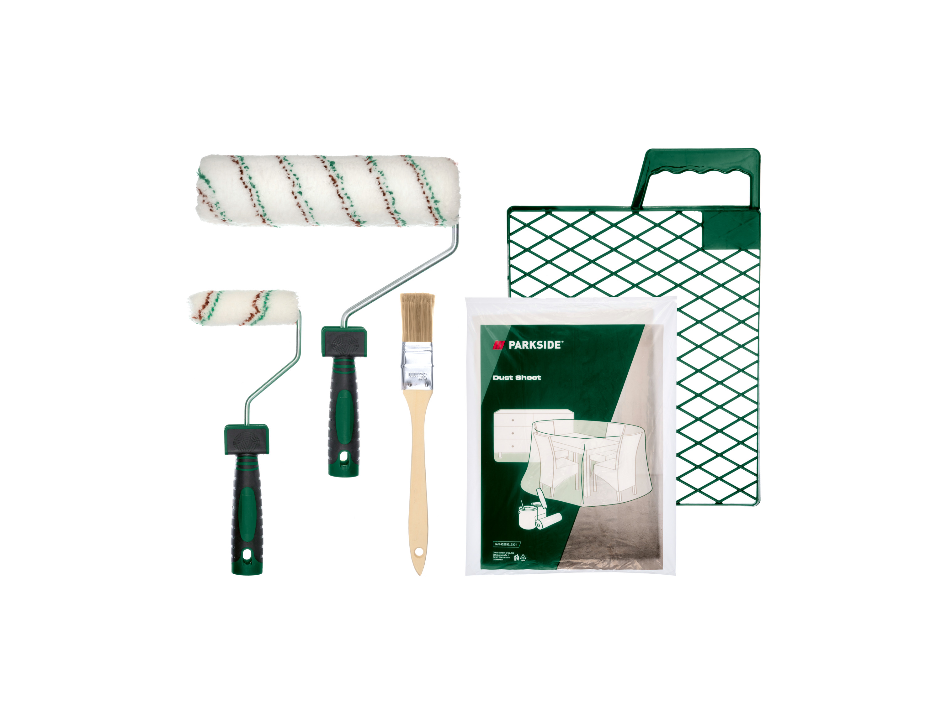 Parkside® Malířská startovací sada / Malířský váleček s teleskopickou tyčí (malířská sada, 7dílná)