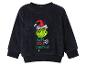 Dětský svetr s Grinchem a textem „Baby Stole Christmas“