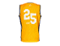Žluté basketbalové dres Crivit s číslem 25.