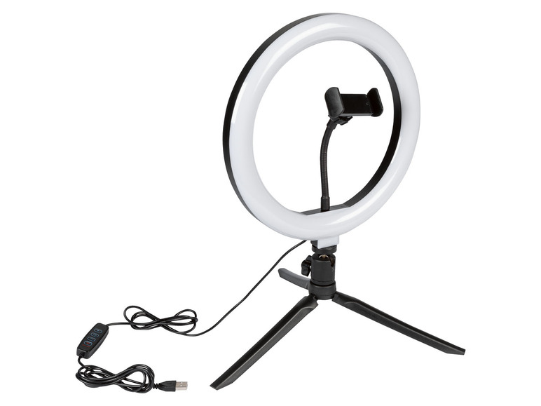  Zobrazit na celou obrazovku LIVARNO home Světelný LED kruh pro selfie - Obrázek 3