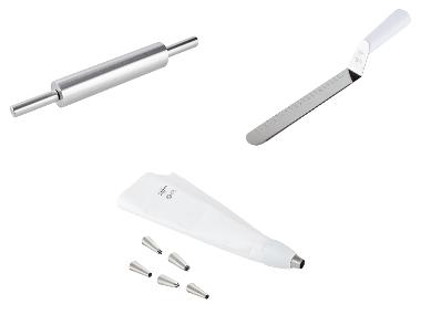 LIVARNO home Sada sáčků na zdobení / Cukrářský nůž / Váleček na těsto