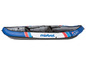 Modrý nafukovací kajak Mistral pro dva.