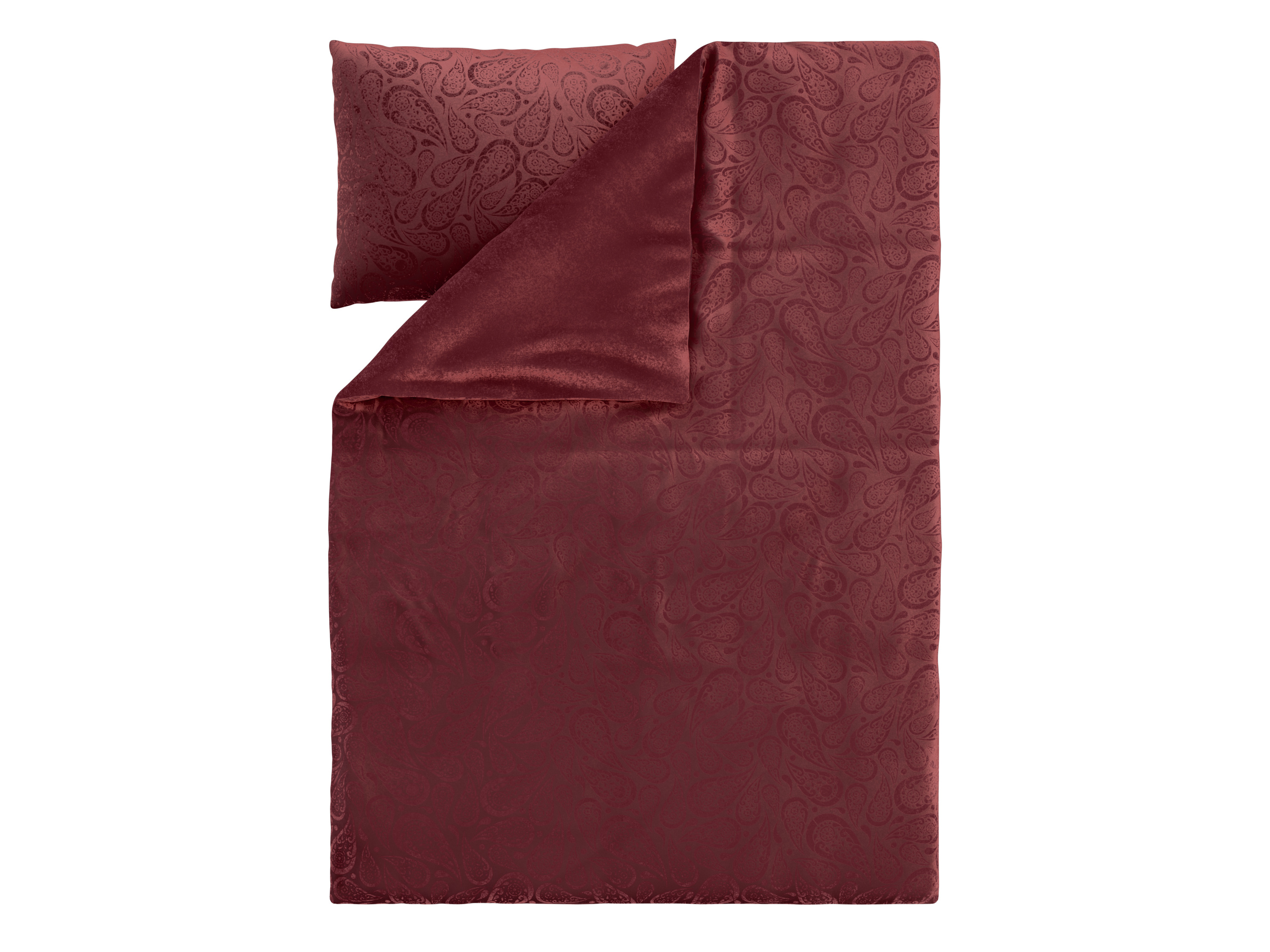 Livarno® Plyšové ložní povlečení, 140 x 200 cm, 70 x 90 cm (červená)