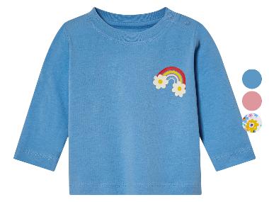 lupilu® Dívčí triko s dlouhými rukávy s BIO bavlnou