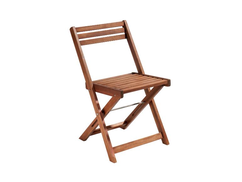 Dřevěná skládací židle.