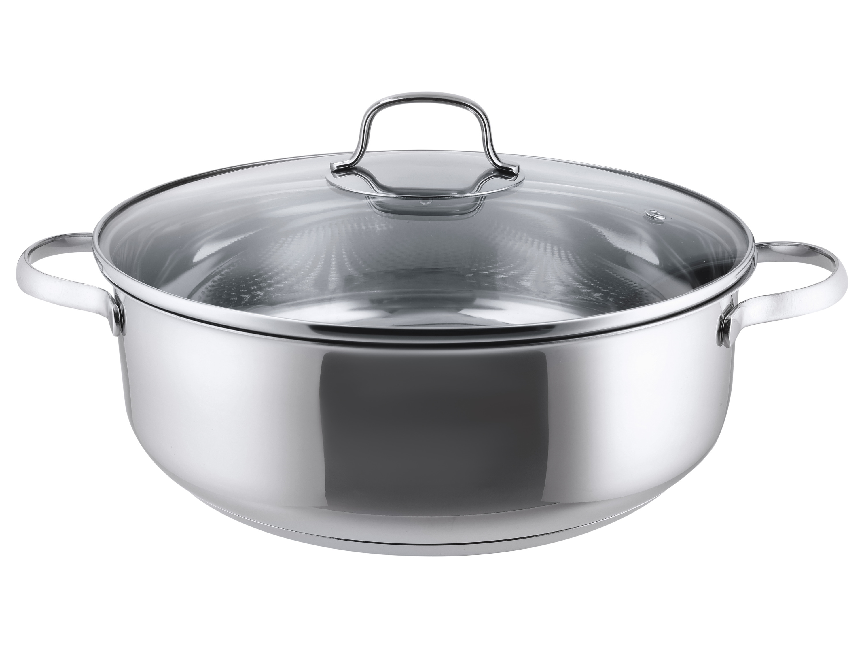 Silvercrest® Servírovací pánev z nerezové oceli, Ø 28 cm (keramická vrstva)