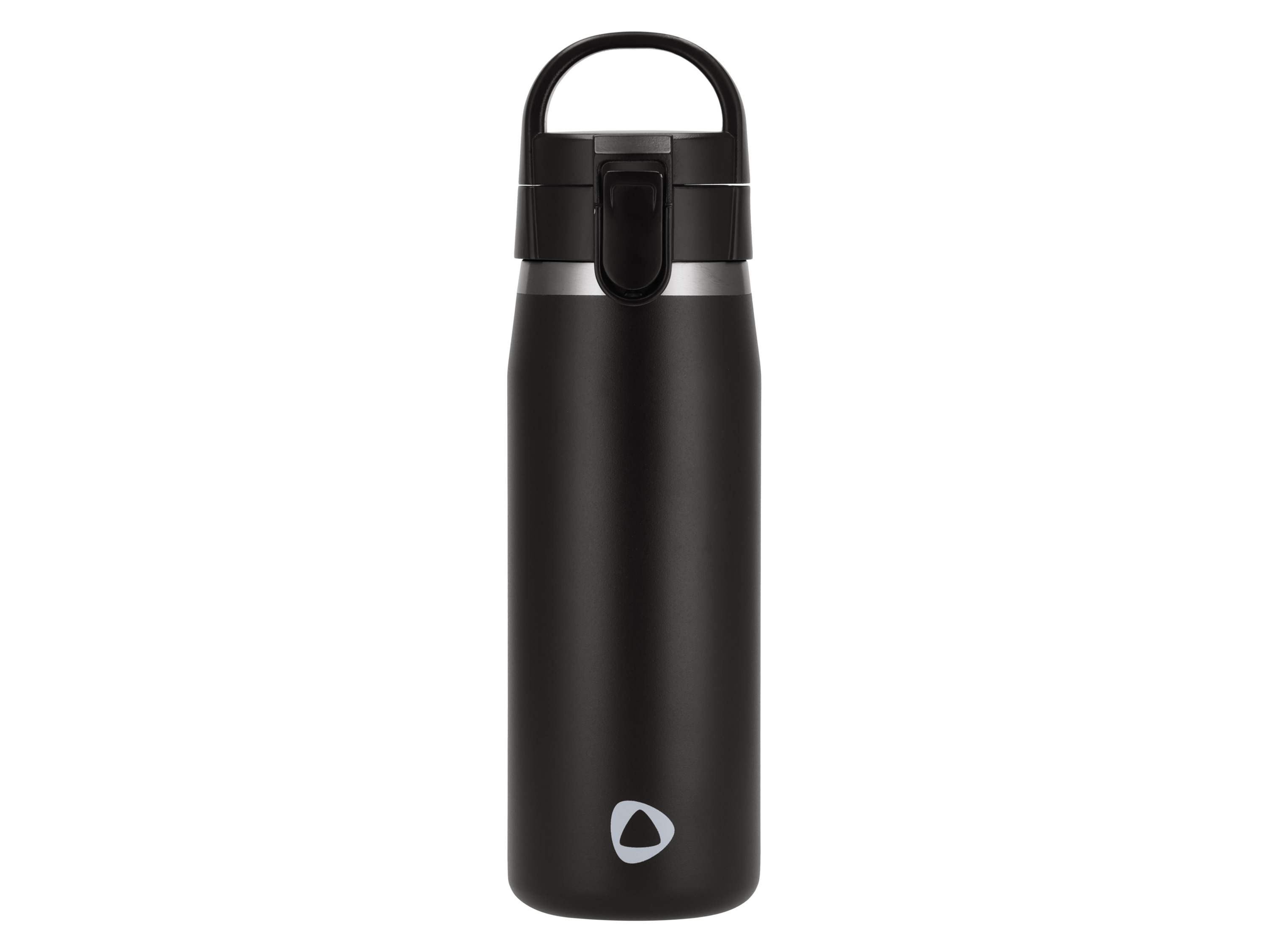 Silvercrest® Lahev na pití z nerezové oceli, 1 l (černá)