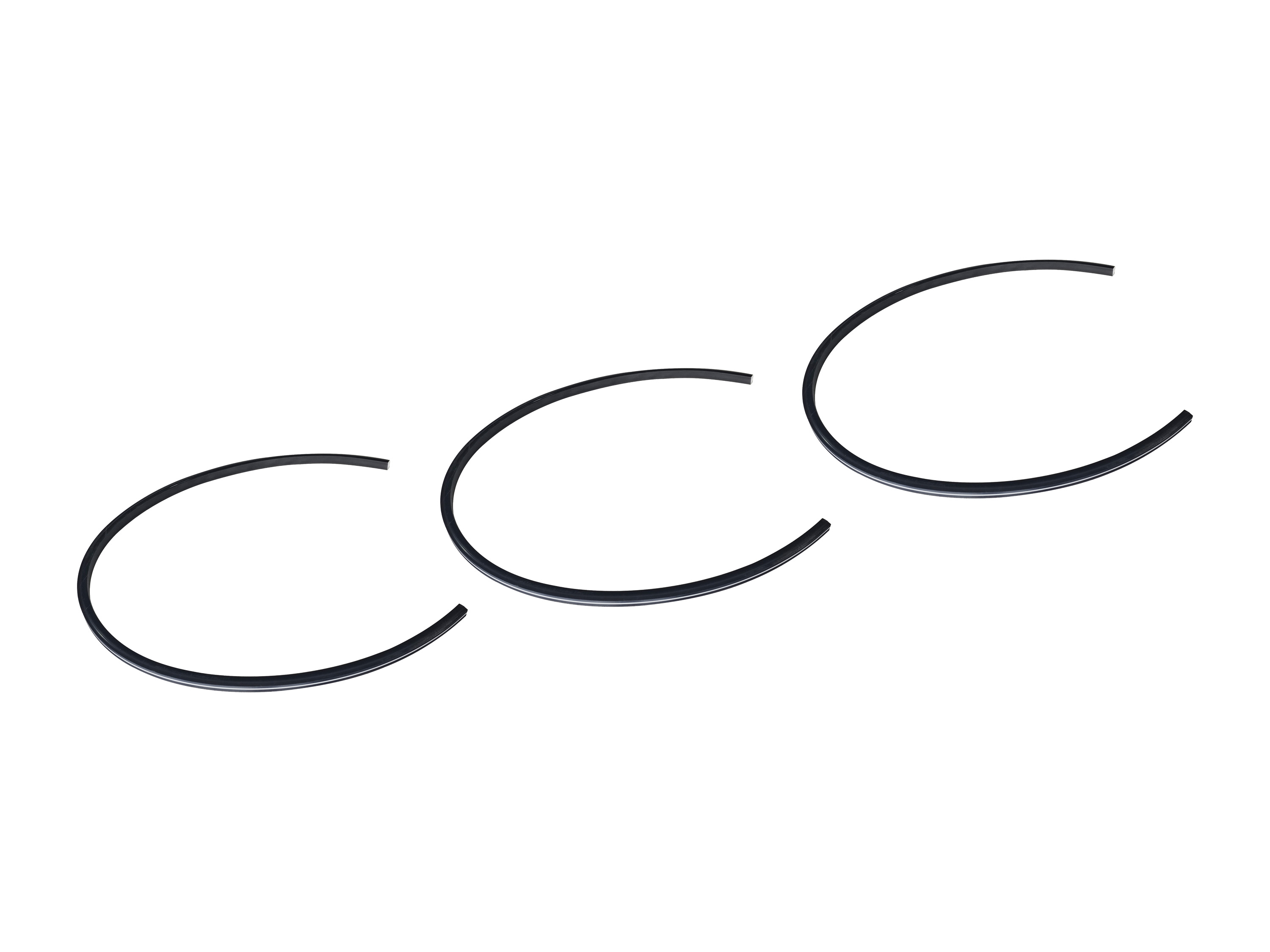 Home Deluxe Drážková lišta „Dina“ (3 kusy)