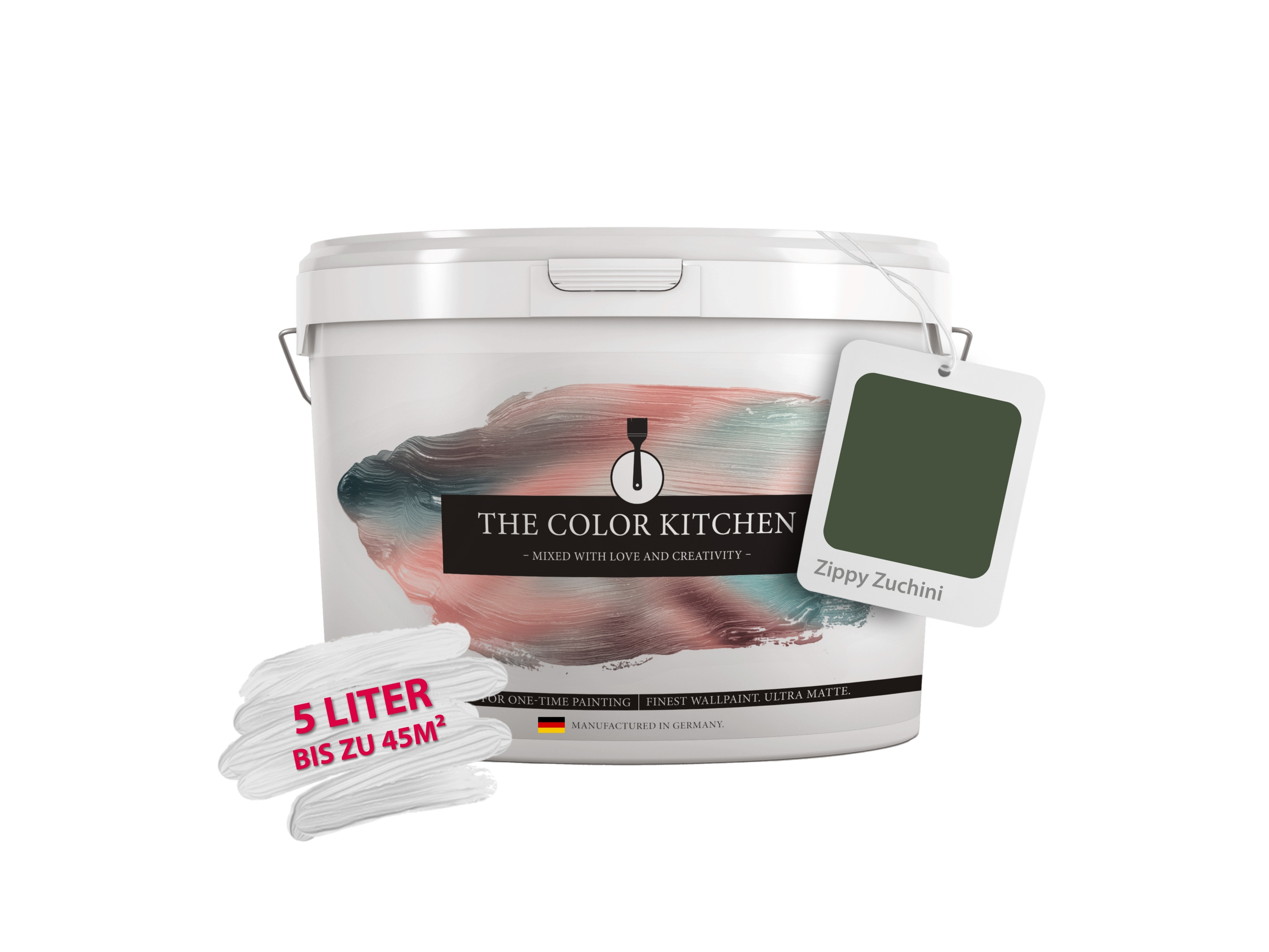 AS Création Barva na stěnu (Zelená cuketa Zippy)