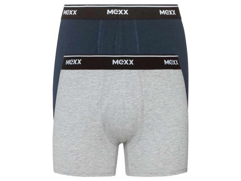 MEXX Pánské boxerky, 2 kusy (M, navy modrá / šedá)