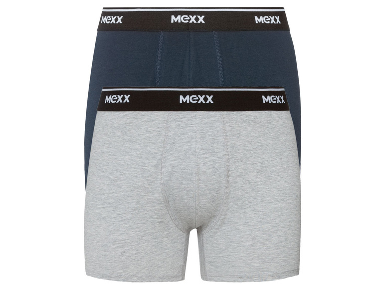 MEXX Pánské boxerky, 2 kusy (L, navy modrá / šedá)