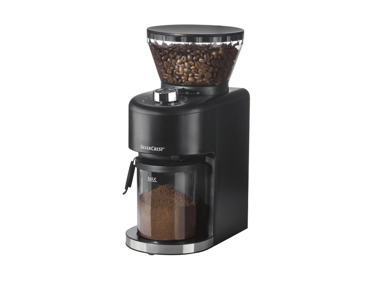  Zobrazit na celou obrazovku SILVERCREST® KITCHEN TOOLS Elektrický mlýnek na kávu s mlecími kameny SKKM 200 A1 - Obrázek 1