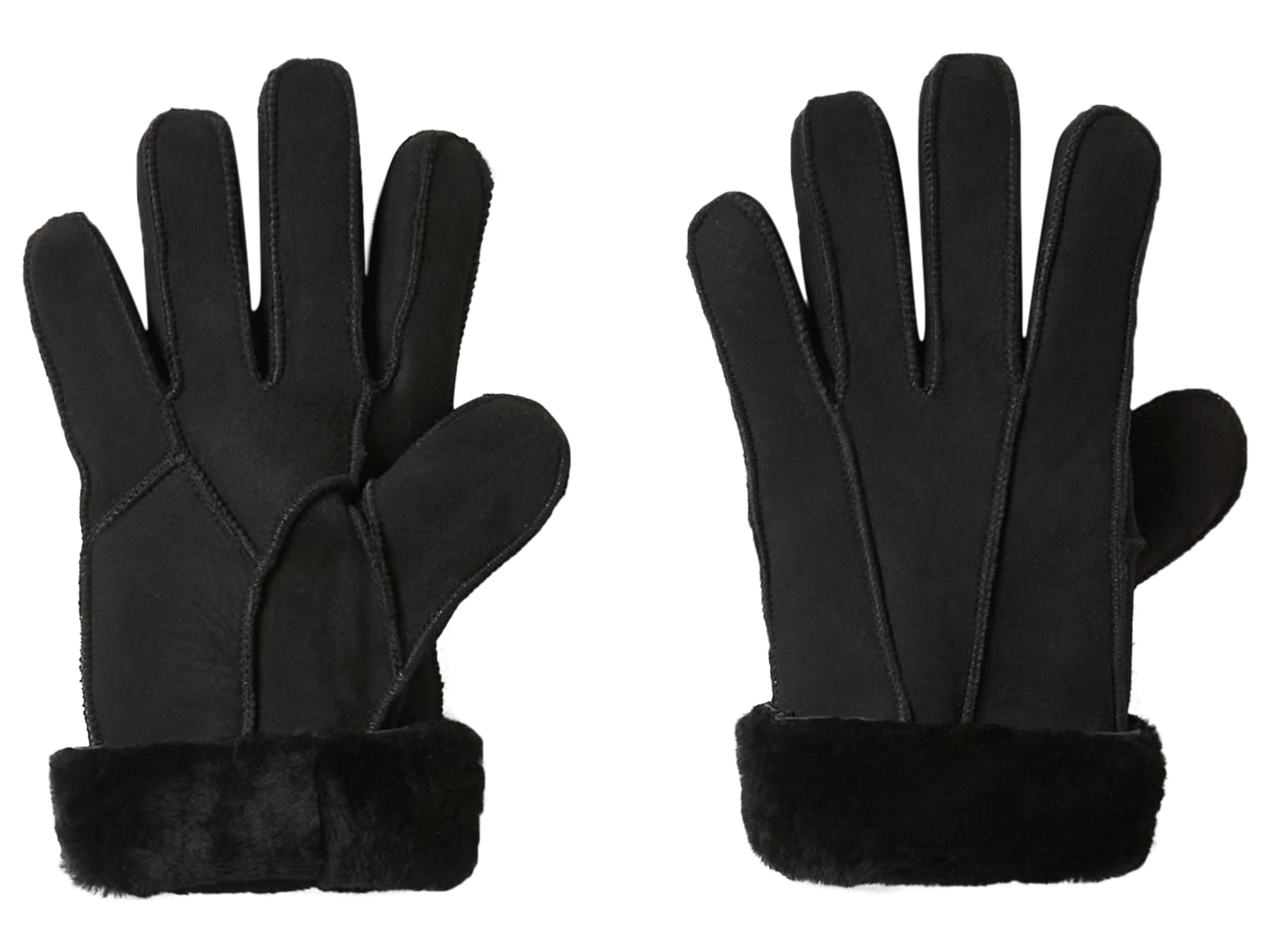 esmara® Dámské / Pánské rukavice z jehněčí kůže (černá, 9)