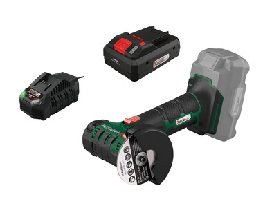 PARKSIDE® Aku úhlová bruska PWSAM 20-Li A1, Smart 4 Ah
