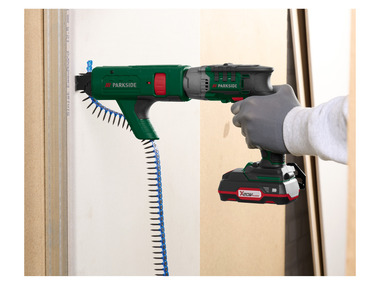 PARKSIDE® Aku zásobníkový šroubovák PTBSA 20-Li A1 a zásobníkový nástavec PMA 55 A1, Smart 4 Ah