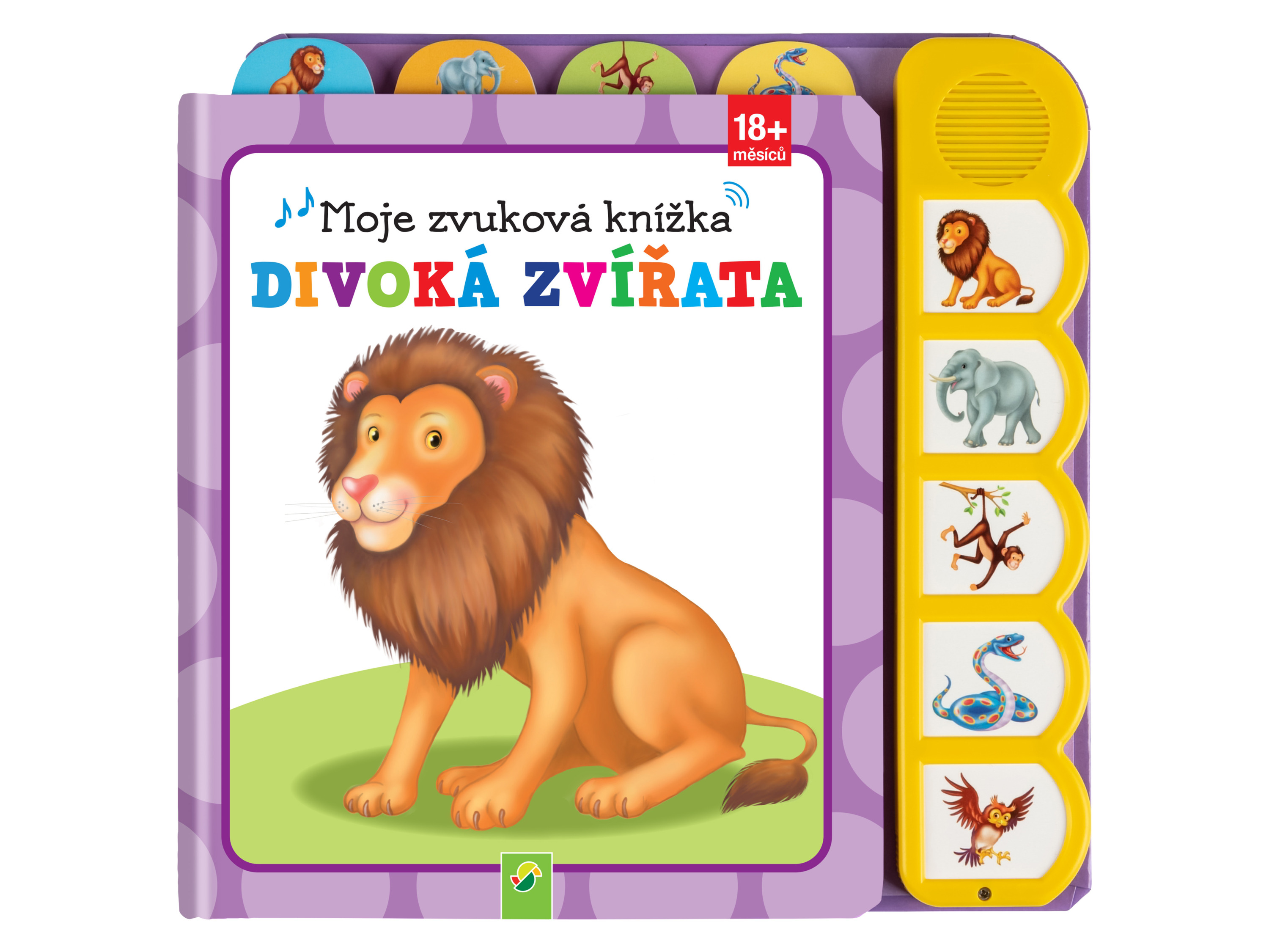 Dětská zvuková knížka (divoká zvířata)