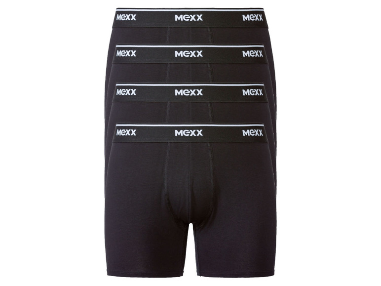 MEXX Pánské boxerky, 4 kusy (L, černá)