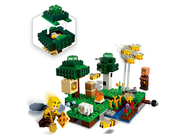  Zobrazit na celou obrazovku Lego Minecraft 21165 Včelí farma / 21171 Koňská stáj / 21178 Liščí chata / 21179 Houbový domek - Obrázek 17