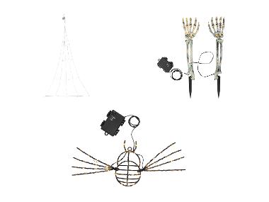 Halloweenská LED dekorace