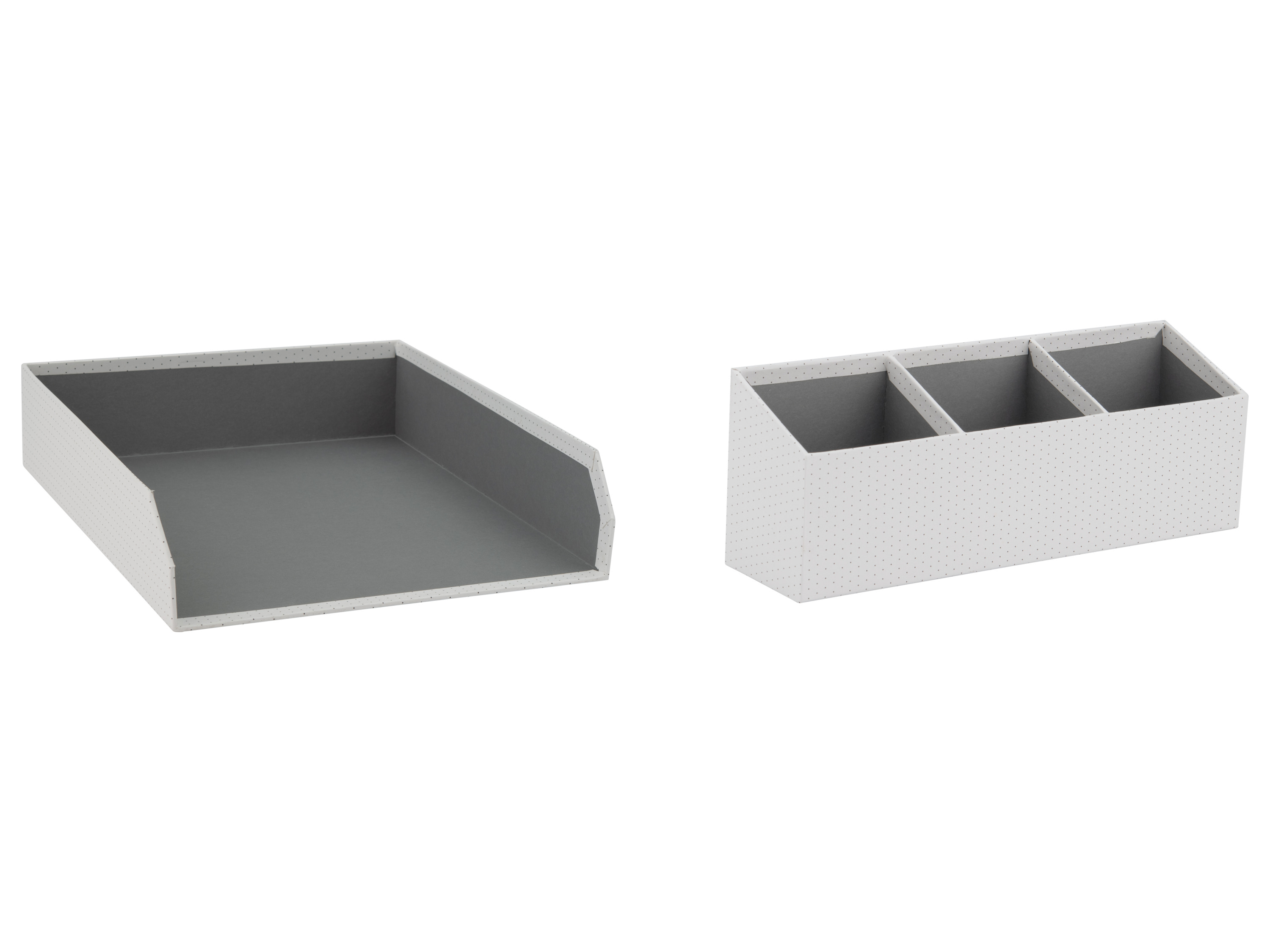 crelando® Stojan na spisy / kancelářský box / držák na tužky (kancelářský box na spisy, bílá)