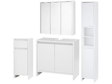 Sada skříněk Oslo, bílá, 4dílná