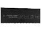 Detail pilového listu s textem a ikonami označujícími řezání dřeva, 240 mm a 19 zubů na palec.