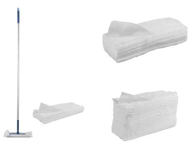LIVARNO® Podlahový mop / Jednorázové prachovky / Vlhčené jednorázové utěrky