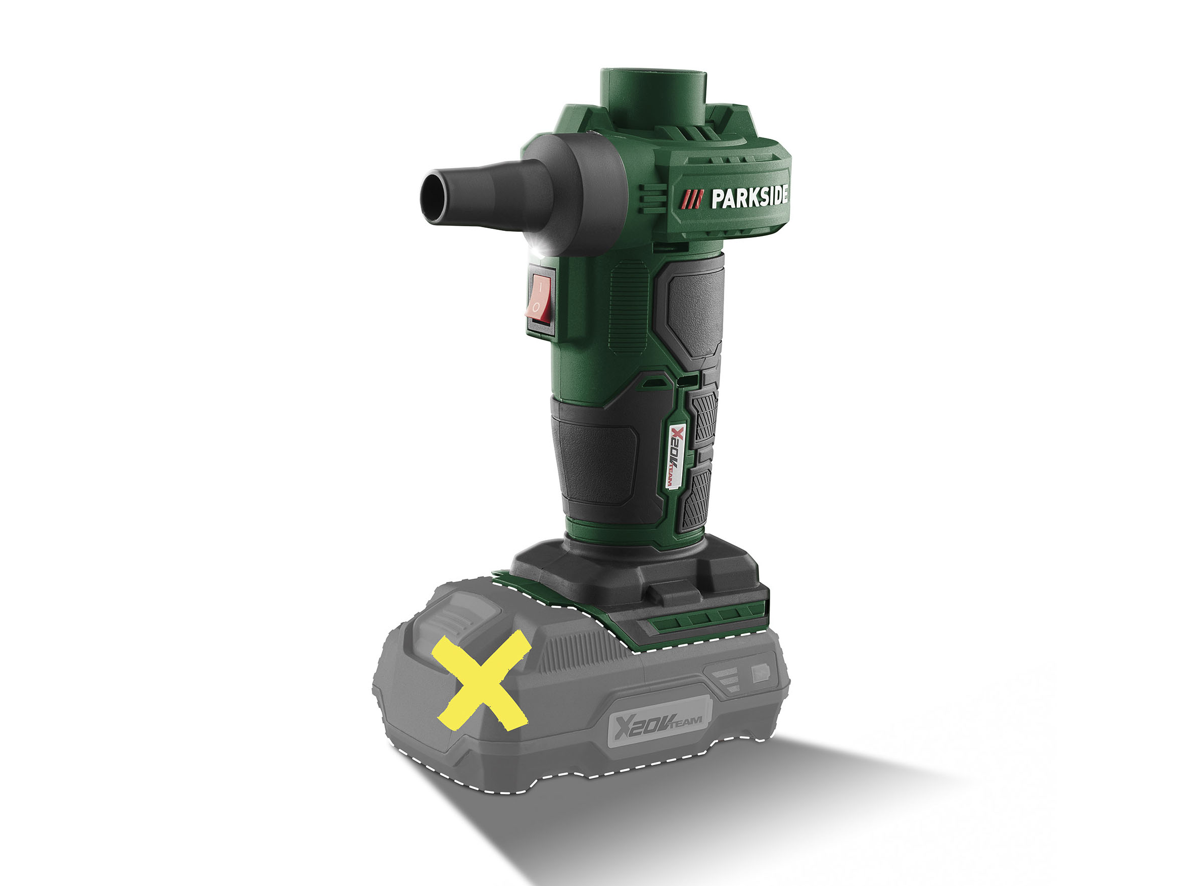 Parkside® Aku kompresor PAK 20-Li C3 / Aku pumpa Palp 20-Li C3 – bez akumulátoru a nabíječky (aku pumpa )