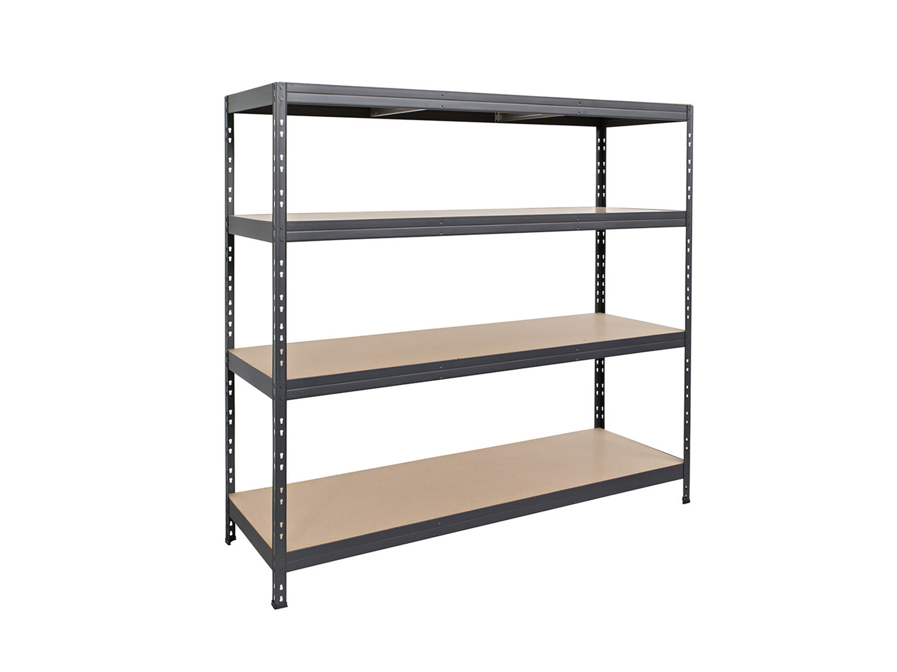 AR Shelving Vysokozátěžový regál »Rivet« (180x180x60 cm, antracitově šedá)
