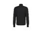 Černý pánský svetr s dlouhým rukávem a vysokým límcem
