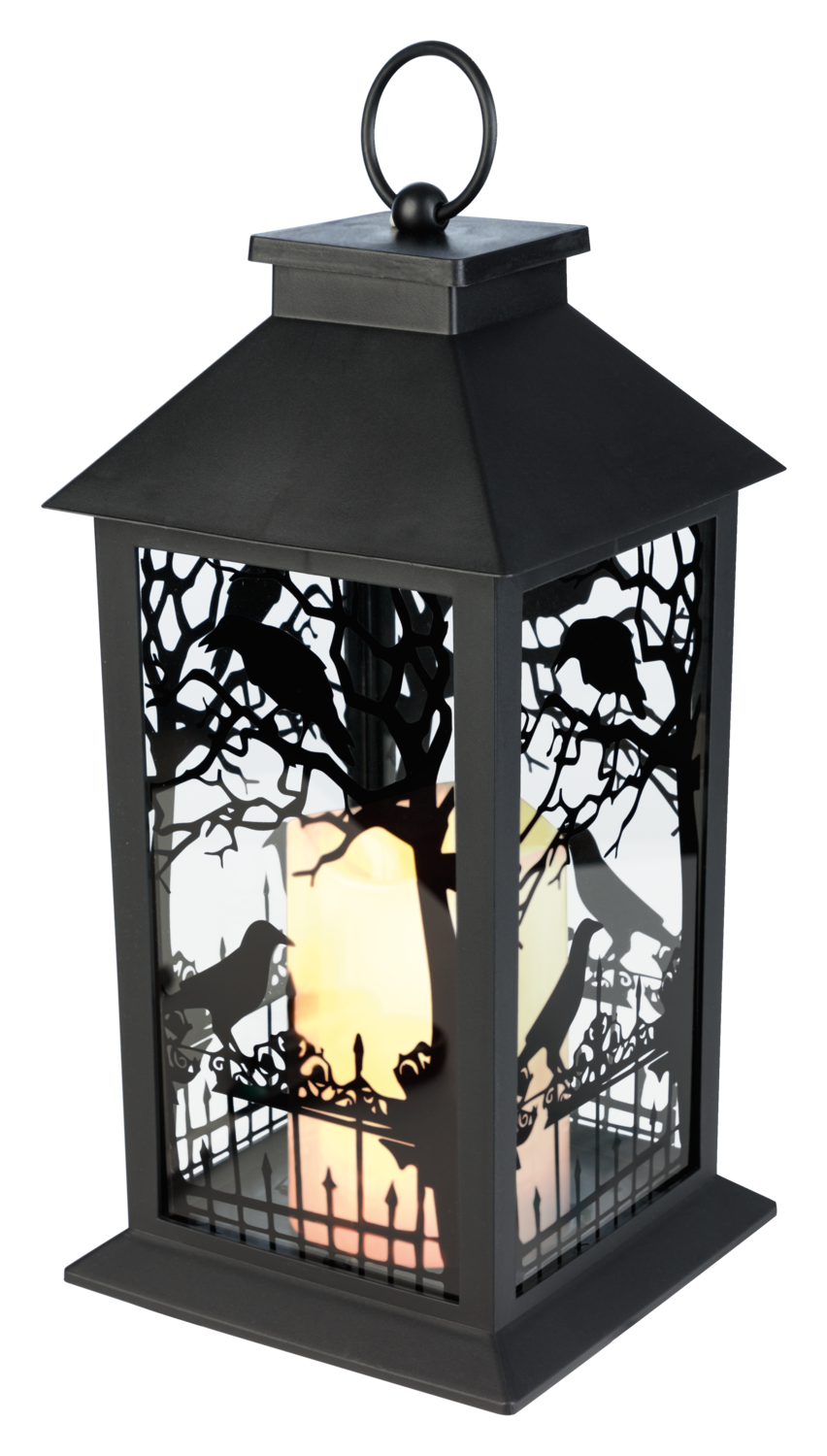 Halloweenská LED lucerna (bílá)