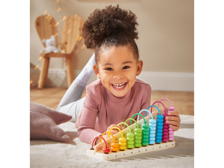  Zobrazit na celou obrazovku Playtive Dřevěná výuková hra Montessori - počítání - Obrázek 12
