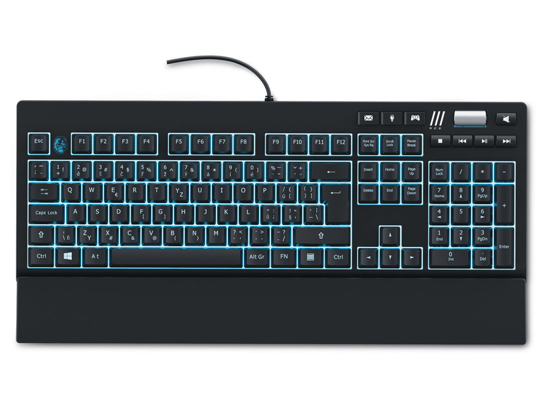  Zobrazit na celou obrazovku SILVERCREST® Herní klávesnice, polomechanická - Obrázek 1