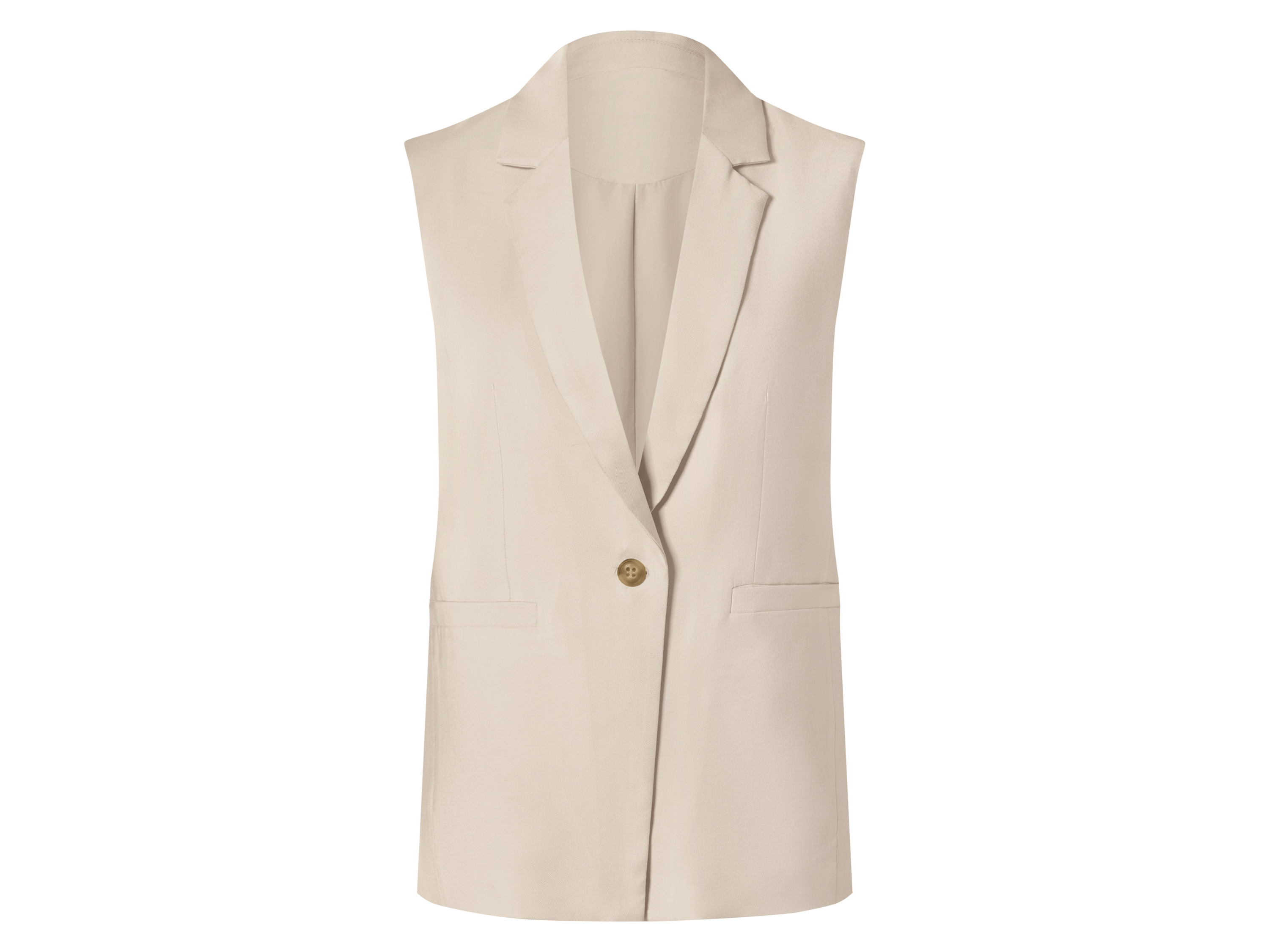 esmara® Dámský blejzr bez rukávů (béžová, 38)