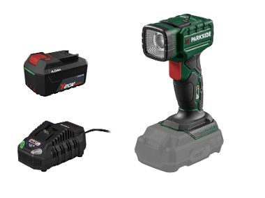 Aku ruční LED reflektor PLHLA 20 Li A1, 4 Ah