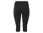 Černé bavlněné capri legíny.