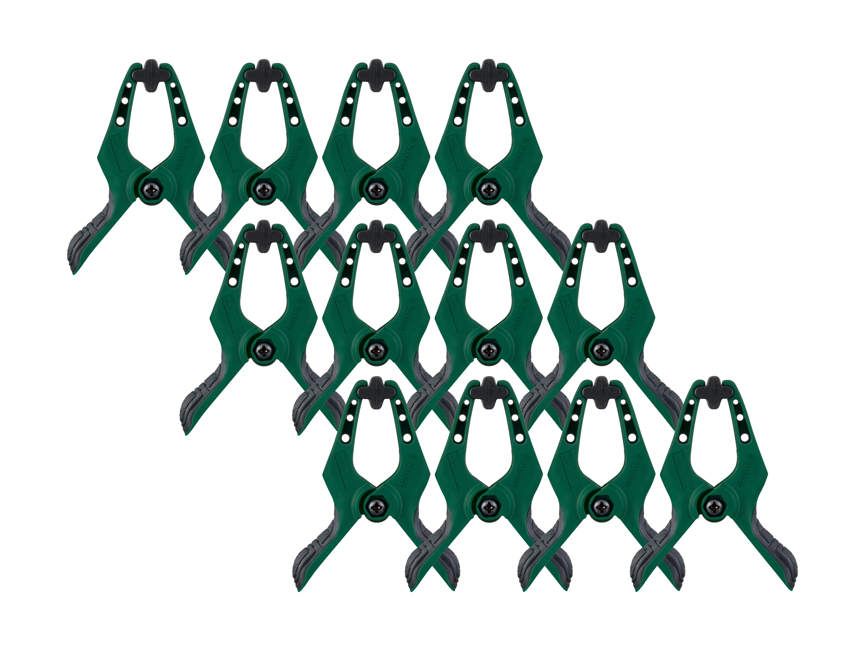 Parkside® Sada upínacích svorek, 4dílná / 8dílná / 12dílná (12dílná sada)