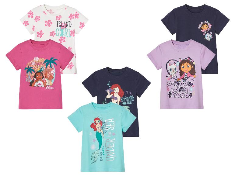 Trička Disney: Vaiana, Malá mořská víla a Miaou kamarádky