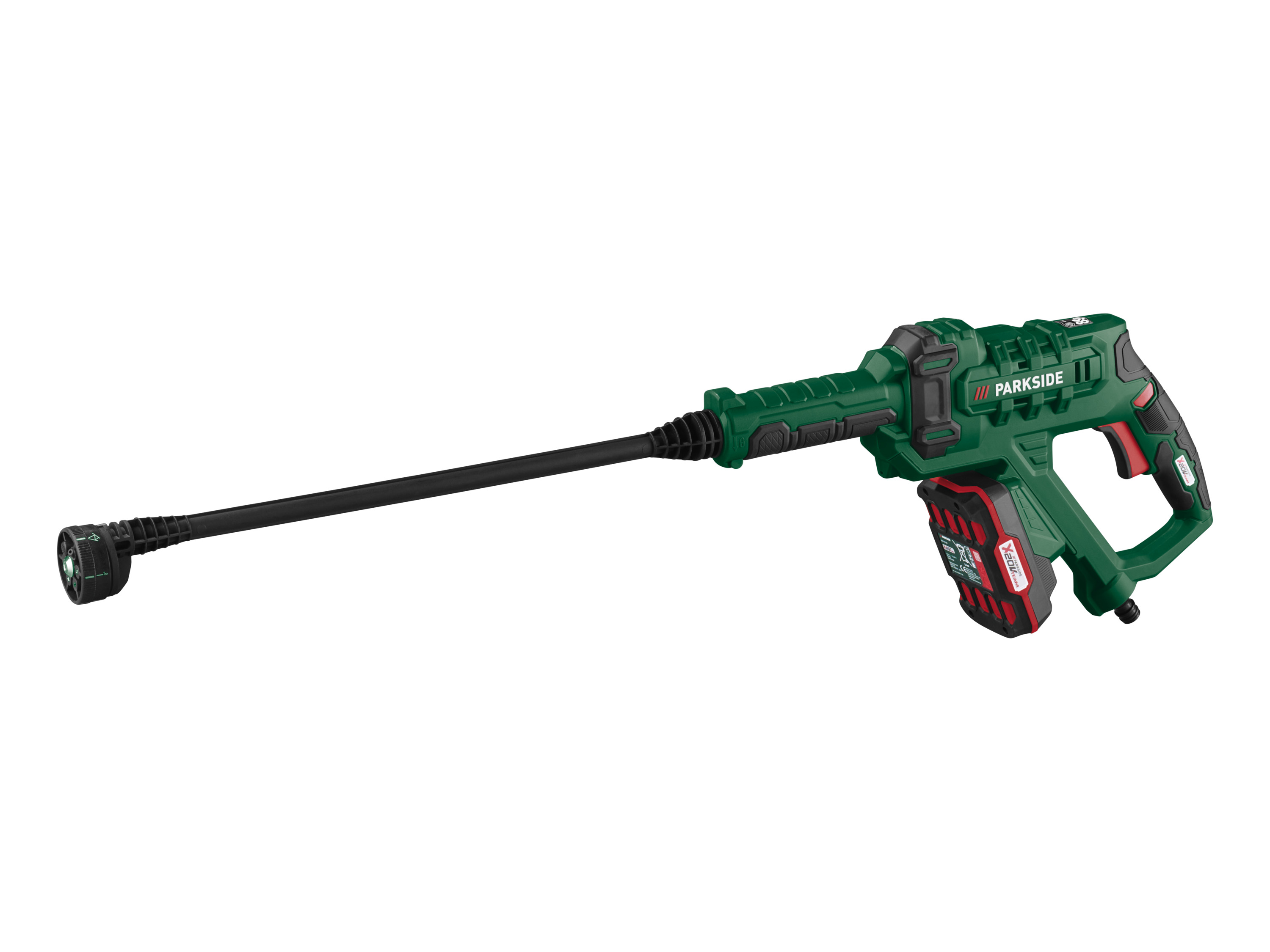 Parkside® Aku tlakový čistič Pdra 20-Li D4, 2 Ah