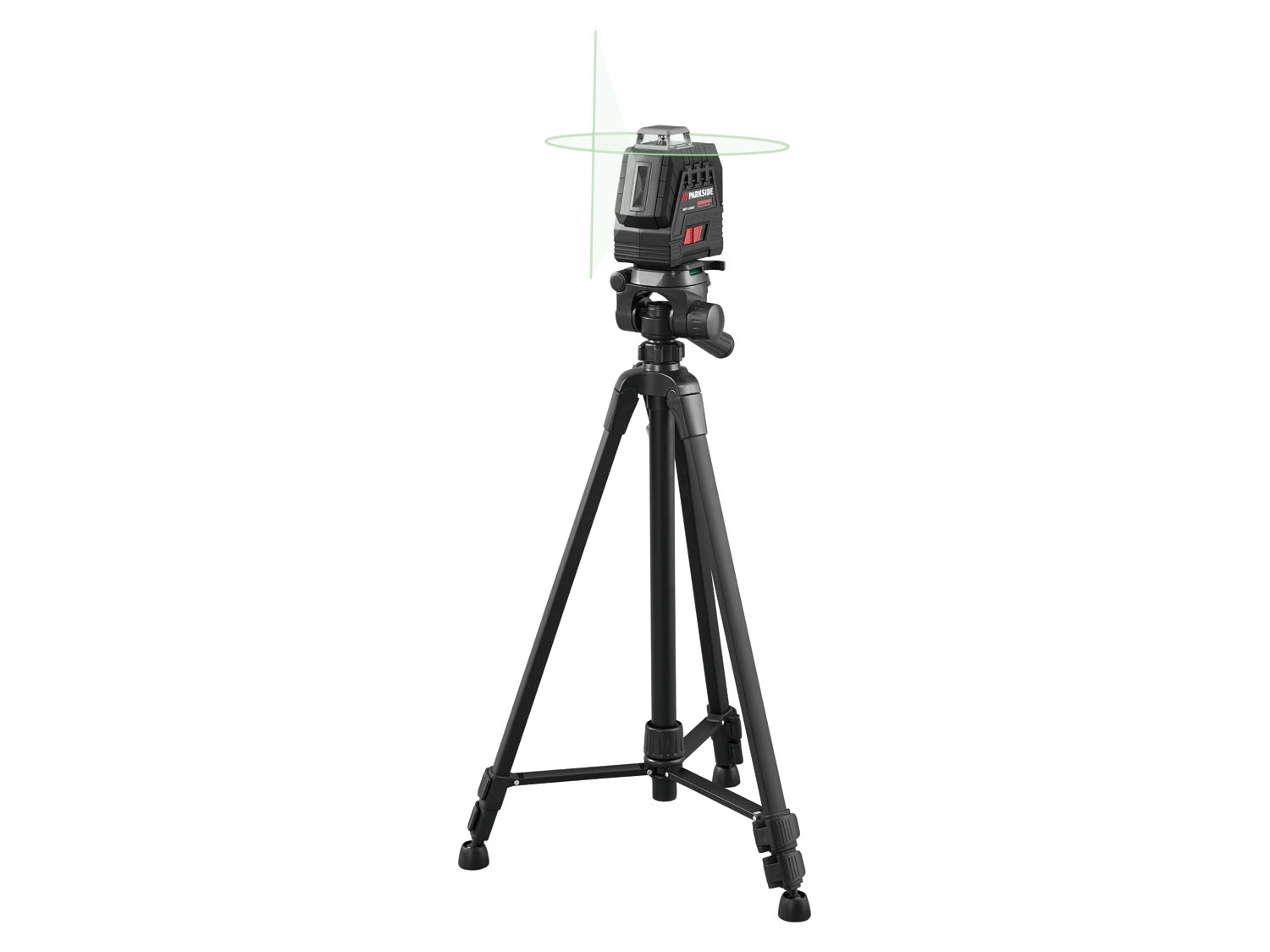 PARKSIDE PERFORMANCE Aku křížový liniový laser PKLLP 360 B3 se stativem