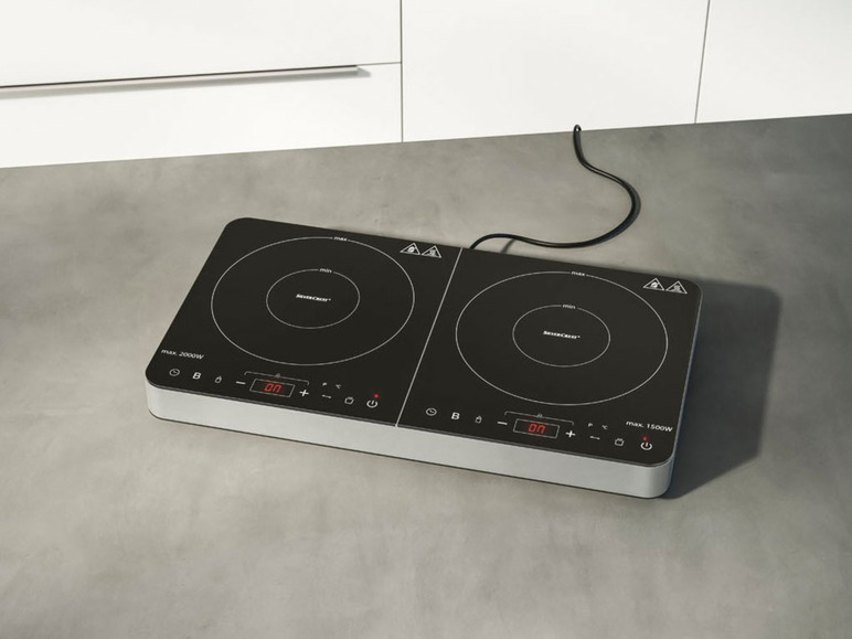  Zobrazit na celou obrazovku SILVERCREST® KITCHEN TOOLS Dvojitá indukční varná deska SDI 3500 D5 - Obrázek 3