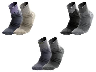 CRIVIT Dámské / pánské funkční outdoorové ponožky, 2 páry