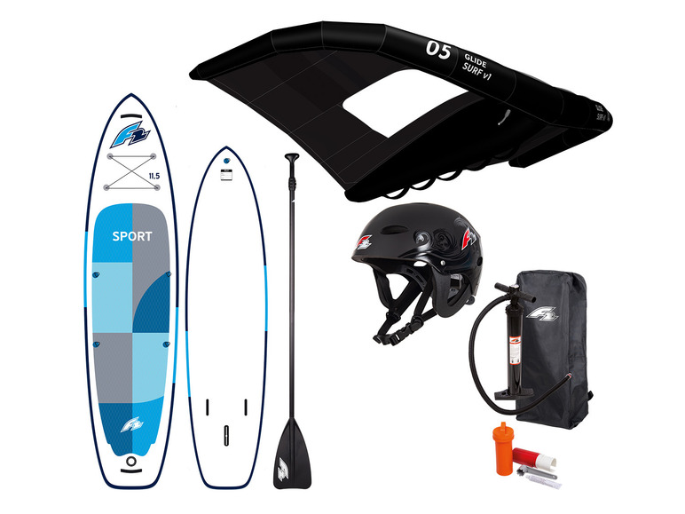  Zobrazit na celou obrazovku F2 Sada SUP paddleboard Sport Glide 10,5' a křídlo Glide Surf - Obrázek 1