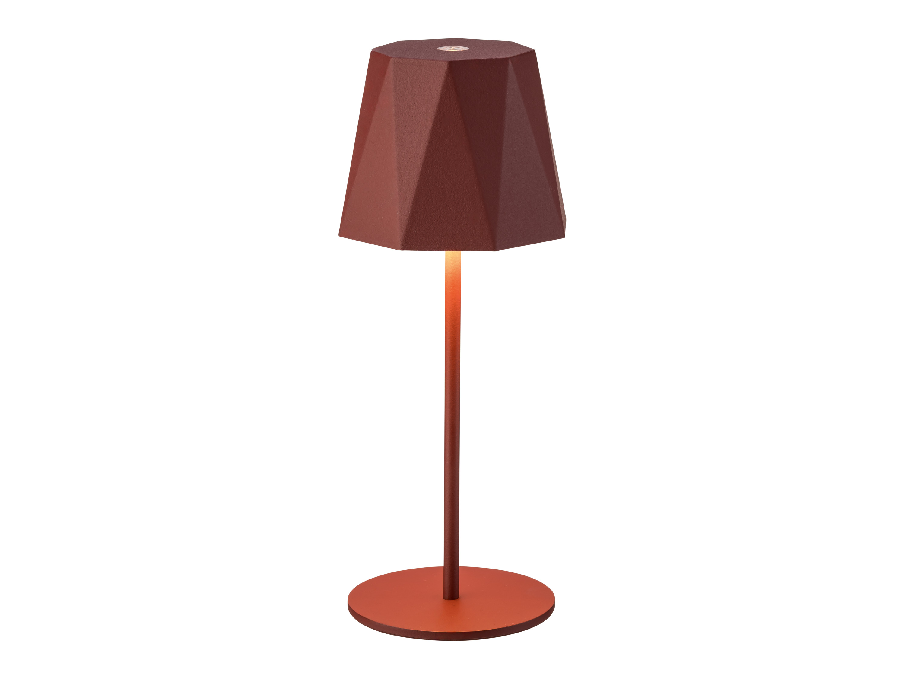 Livarno home Aku stolní LED lampa (červená)